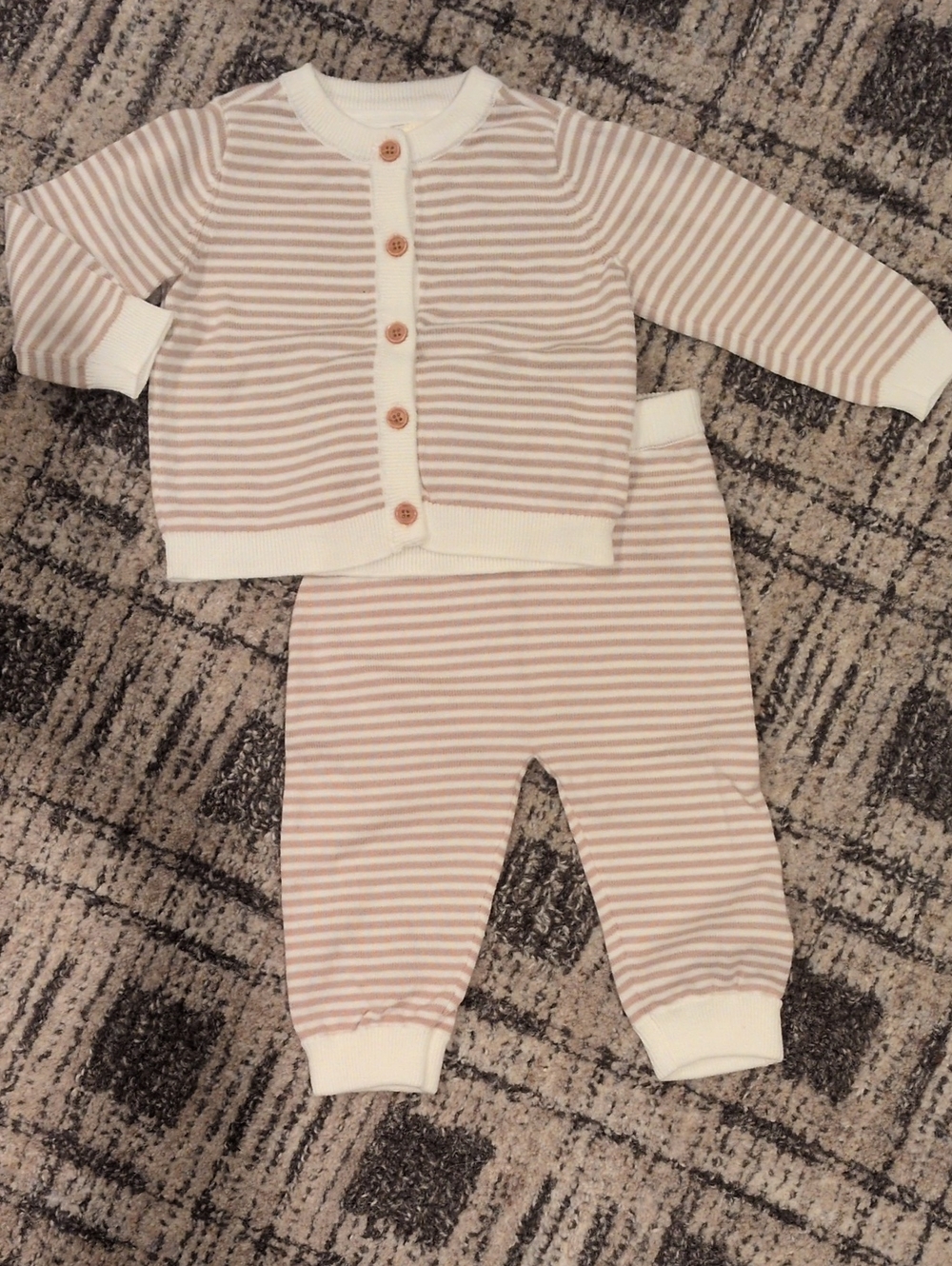 First Impressions Soft Knit Set, 6-9m